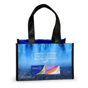 Custom Printed Laminated Non Woven Tote Bag Reusable Shopping Grocery Gift Packaging Promotional Advertising Bag with Handles