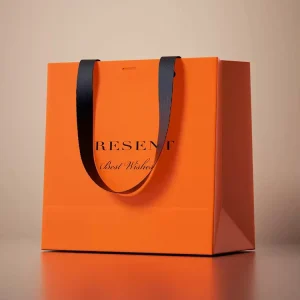 Custom Printed Logo Design Promotion Recyclable Luxury Clothing Retail Gift Shopping Jewellery Paper Bag with Handle