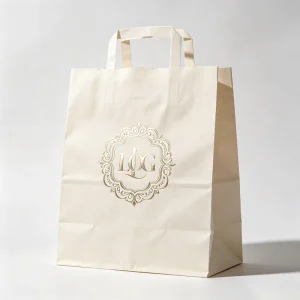 Custom Printed Logo Kraft Paper Bag with Twisted Handle Eco friendly Shopping Packaging Bags Recycled Tote for Retail