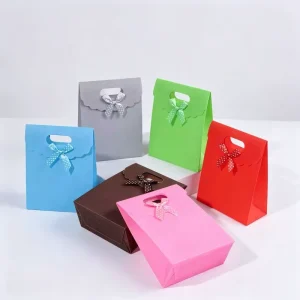 Custom Printed Logo Paper Packing Bag for Jewel Packaging