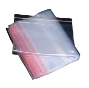 Custom Printed Logo Transparent Plastic Packaging OPP Bag Clear Self-Adhesive Cookie Candy Cellophane Bags with Adhesive