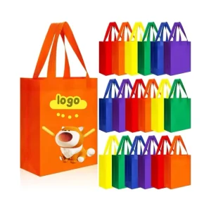 Custom Printed Nonwoven Reusable Shopping Bags Eco Friendly and Support for Mall & Supermarket