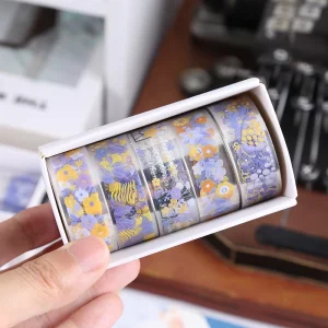 Custom Printed PET Tape Single Side Acrylic Adhesive Cute Pattern Personalized Design Masking Tape