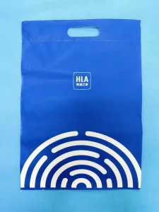 Custom Printed Poly Mailer Bags Blue White Self Adhesive Waterproof Shipping Packaging for Travel and Logistics Brands