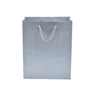 Custom Printed Premium Reusable Shopping Paper Bag with Twisted Paper Handles for Clothing Store Brand Merchandise Packaging