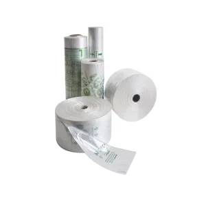 Custom Printed Produce Bags on Roll Personalized Logo HDPE Plastic Grocery Bags for Supermarkets