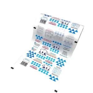 Custom Printed Recyclable PE Film Roll Heat Seal Resealable Food Grade Packaging for Ice Cream and Popsicle Secure Eco Friendly