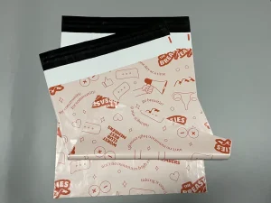 Custom Printed Waterproof Poly Mailer Bags With Self Adhesive Seal for Clothing Boutique and E Commerce Shipping Packaging