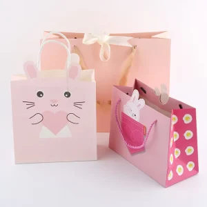 Custom Printing Cute Paper Packing Paper Kraft Bags Lovely Custom Packaging Little Bags Free Design Craft Paper