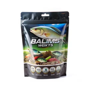 Custom Printing Food Packing Laminated Zipper Pet Food Fish Bait Packaging Plastic Fishing Lure Bags