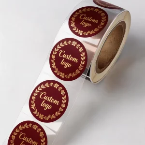 Custom Printing Product Packaging Label Waterproof Vinyl Logo Food Adhesive Thank You Stickers Labels Sticker