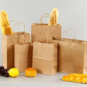 Custom Printing Shopper Paper Bag Paper Bag High Quality Kraft Paper Bags With Handles
