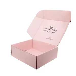 Custom Recyclable Paperboard Offset Printed Corrugated Cardboard Folders for Gift Mailing Shipping