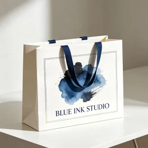 Custom Recycled Eco Paper Shopping Bag Custom Logo Shopping Paper Bag for Online Fashion Shop Jewelry