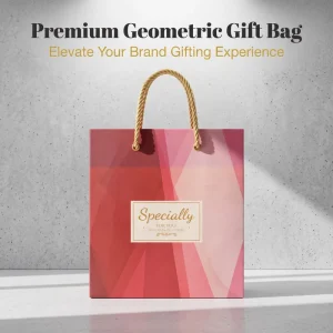 Custom Red Paper Gift Bags Custom Logo Printed Recyclable Shopping Carrier Bags for Boutique Wedding Store