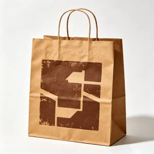 Custom Retail Kraft Paper Shopping Clothing Shopping Gift Bag Luxury Handle Mini Packaging Printed Paper Bag With Logos