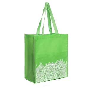 Custom Reusable Grocery Tote Non Woven Shopping Bag with Logo Printed