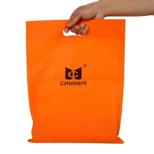 Custom Reusable Non woven Fabric Bag Logo Folding Shopping Handle for Everyday Use Supermarkets Business Use Offset