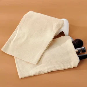Custom Reusable Portable Cotton Canvas Dust Storage Bag with Zipper