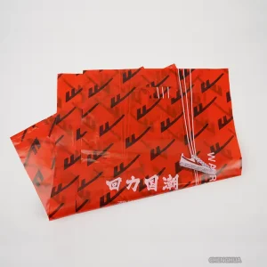 Custom Reusable Waterproof Stand up Pouch with Logo Printed PE Plastic Shopping Bag with Hand Length Handle Recyclable