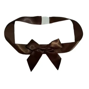 Custom Satin Elastic Wedding Ribbon Bow 100% Polyester Single Face Gift Bows with Elastic Band