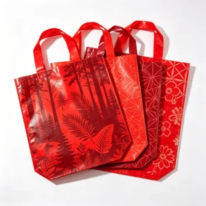 Custom Screen Print Non Woven Shopping Bag Promotional Bag