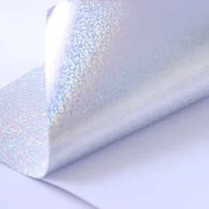 Custom Self Adhesive Soft Clear Hologram PVC Frost Glitter Cold Lamination Film A3 A4 Transparent Film Sticker Craft Photo Frame