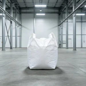 Custom Sew Reinforcement White Ton Bag 1-2 Ton UV Treated Overseas Shipping FIBC