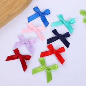 Custom Silk Ribbon Bow Packaging Headbands for Christmas Gift Wrapping DIY Handmade Eco-Friendly Polyester