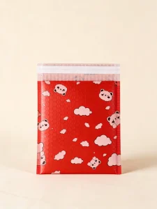 Custom Silk Screen Printed Black Poly Mailer Courier Plastic Post Packaging Shopping Portable Resealable Self Adhesive Seal Bag