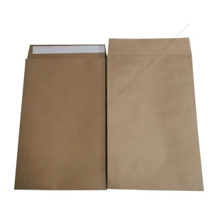 Custom Size 100% Recycled Rigid Mailers Brown Kraft Paper Mailer Envelope for Shipping