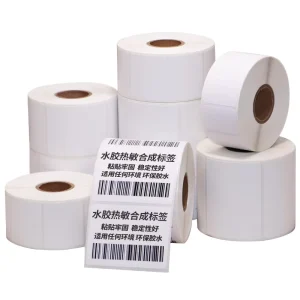 Custom Size 3×2 3×3 3×4 Inch PP Synthetic Paper Adhesive Label Anti tear Low Temperature Logistics Shipping Tag