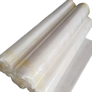 Custom Size Clear Heavy Duty Vacuum Film Bag for Curved Tempered Glass Puncture Proof Glass Packaging Vacuum Plastic Bag