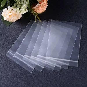 Custom Size Clear Poly Heat Seal Zipper Bags Smell Proof Fresh Nut Salad Sushi Candy Treats Gift Packaging