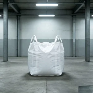 Custom Size PP FIBC Big Bag 1Ton Full Open Top Flat Bottom Bulk Sack for Sand Ore Bulk Cargo Storage
