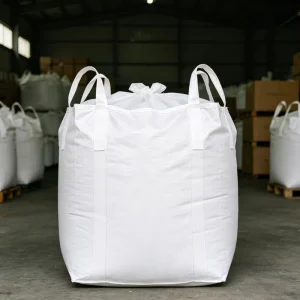 Custom Size PP Jumbo FIBC Bag Full Duffel Open Top Closed Flat Bottom for Industrial Chemical Cargo