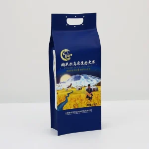 Custom Size Reusable PP Woven Plastic Bag Empty Packaging for Rice Wheat Corn Flour Plastic Bags Custom Stand up Pouches