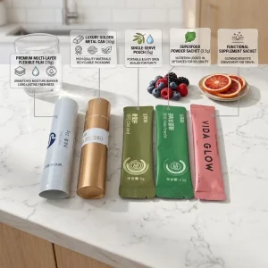 Custom Size Soft OP+MCP Metallized Laminated Film Roll Eco-friendly Moisture Proof Gravure Printed Heat Seal Bags for Spices