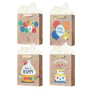 Custom Styled Biodegradable Eco Friendly Kraft Paper Bags Custom Logo for Corporate Promotion Event Gifts Multi Scene Daily