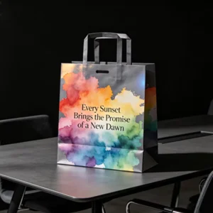 Custom Thin and Thick Brown Kraft Paper Bag Custom Logo Eco Promotional Gift Drink Shopping Paper Bags