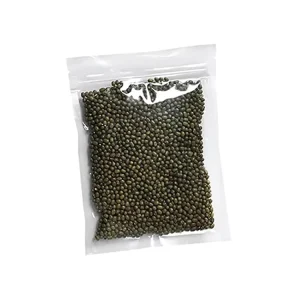 Custom Transparent Clear Plastic Poly 3 Side Seal Flat Resealable Zipper Ziplock Food Packaging Pouches Bags