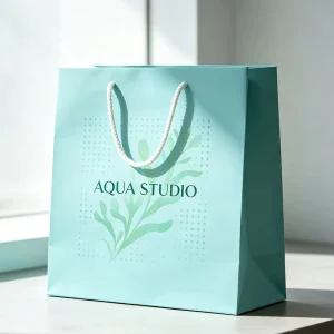 Custom UV Hot Stamping Logo Thick Paper Bag Bulk Order Clothing Jewelry Packaging Tote Shopping Paper Bag