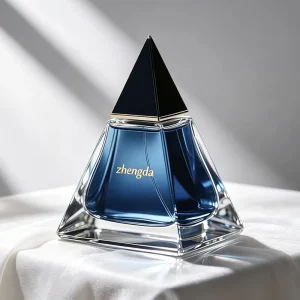 Custom Unique Shaped Clear Glass Perfume Bottle 30ml 50ml 100ml Pump Sprayer Leak Proof Factory Direct Women Perfume Container