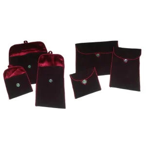 Custom Velvet Dust Bags for Sex Toys Jewelry Storage with Silk Screen Printing Recyclable Material and Drawstring Closure