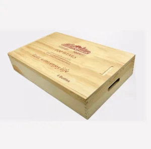 Custom Wine Box Wooden Box Wine Gift for Six Bottles Wooden Bamboo Boxes