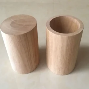 Custom Wooden bamboo Tube Round Wooden Box