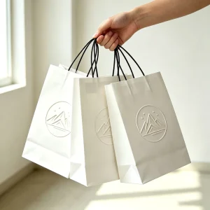 Custom logo Restaurant Take Out Brown Kraft Carry Retail Delivery Takeaway Lunch Food Packing Bread SOS Paper Bag