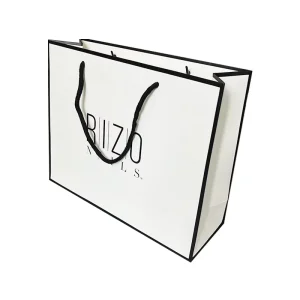 Customised Luxury Foldable Tote Ribbon Handle Gift Paper Bag With Logo Oem Reasonable Price Paper Bag Gift Bag
