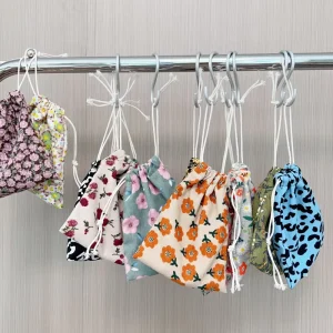 Customizable Corduroy Open-mouth Shopping Bag Eco-friendly Foldable Dust-proof Storage Bag Daily Necessities Recycle Bag
