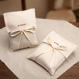 Customizable Cotton Canvas Cover Bag Foldable Envelope for Jewelry and Accessories Dust Protection Shopping Bags